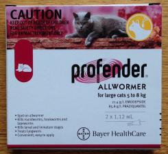 profender cat allwormer