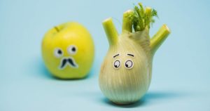apple fennel with eyes