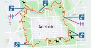 dog walk map